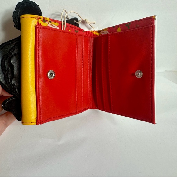 NWT. Loungefly Pluto Wallet Disney Santa Letters Zip Around Wallet. 6”x4” - Picture 7 of 14